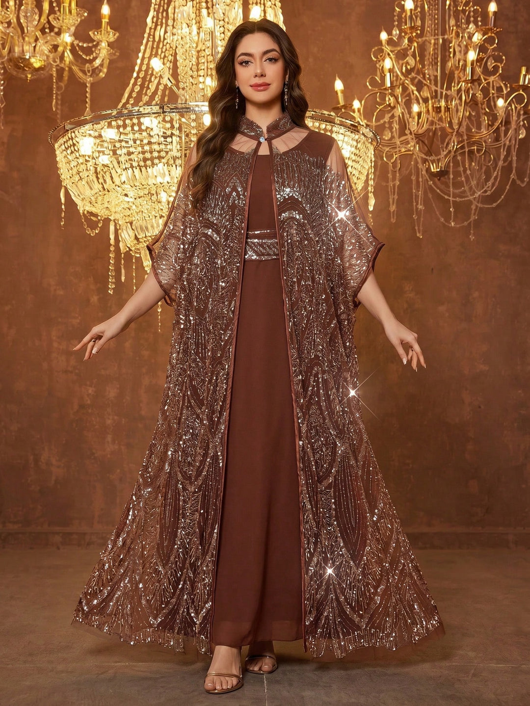 Rochie SHEIN, maro