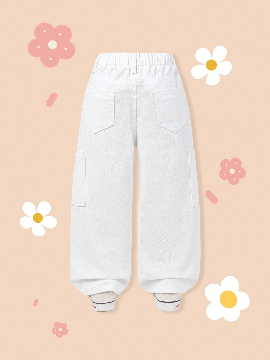 Jeans SHEIN, alb