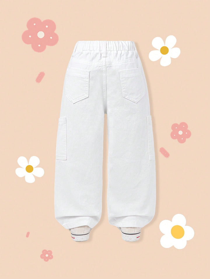 Jeans SHEIN, alb