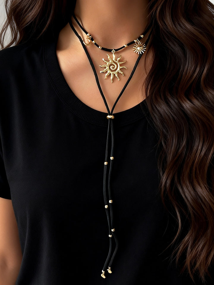 Colier cu pandantiv SHEIN, auriu