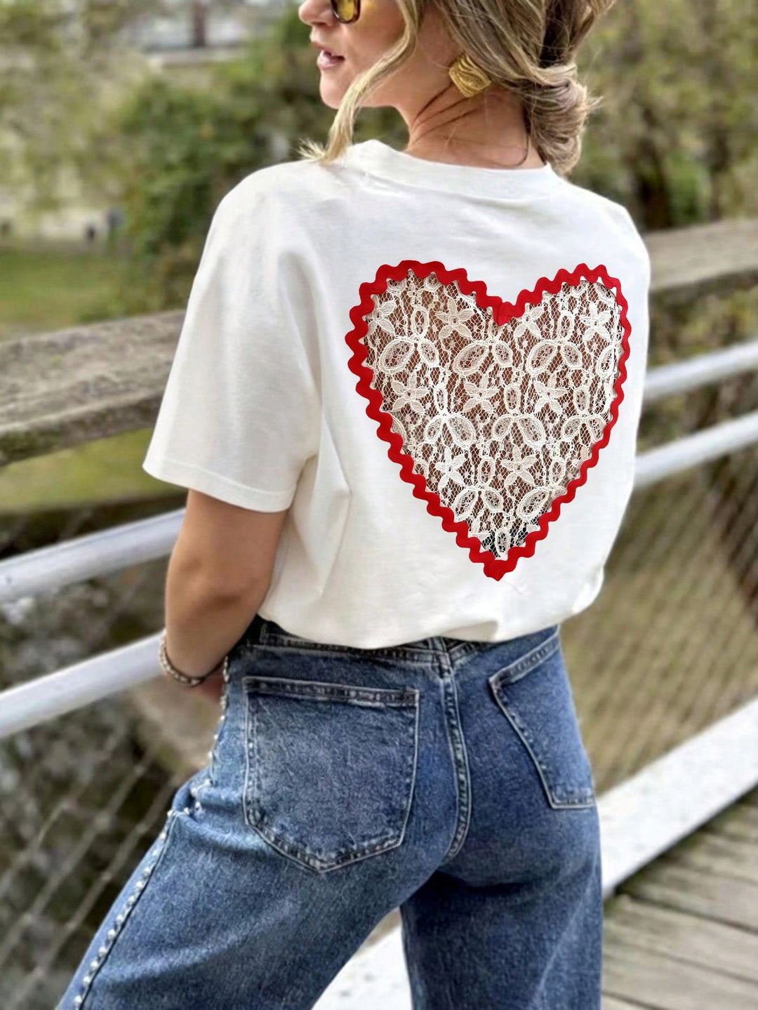 Tricou SHEIN, alb