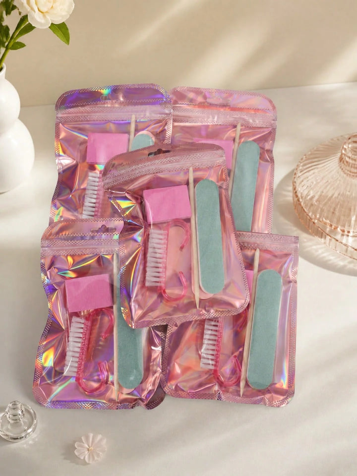 Set mini de manichiură SHEIN, mix culori