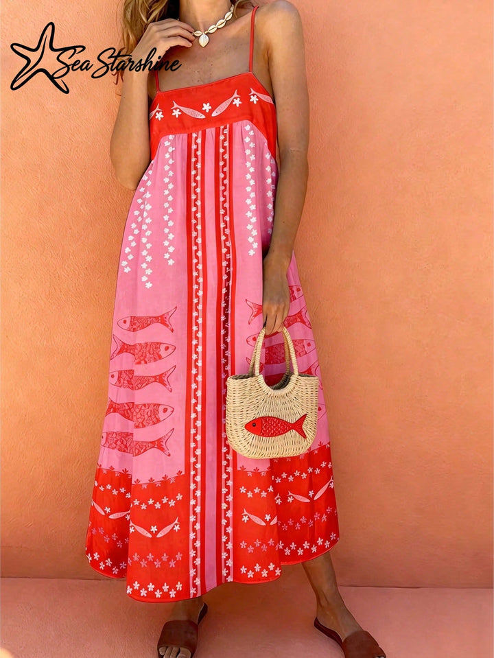 Rochie maxi SHEIN, roz