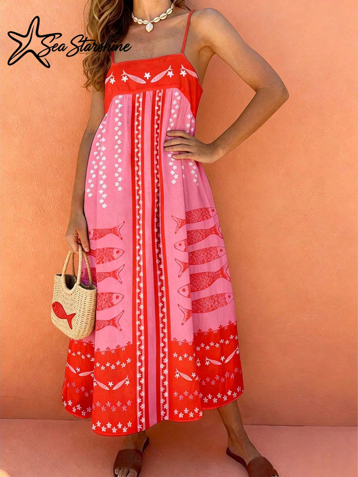 Rochie maxi SHEIN, roz
