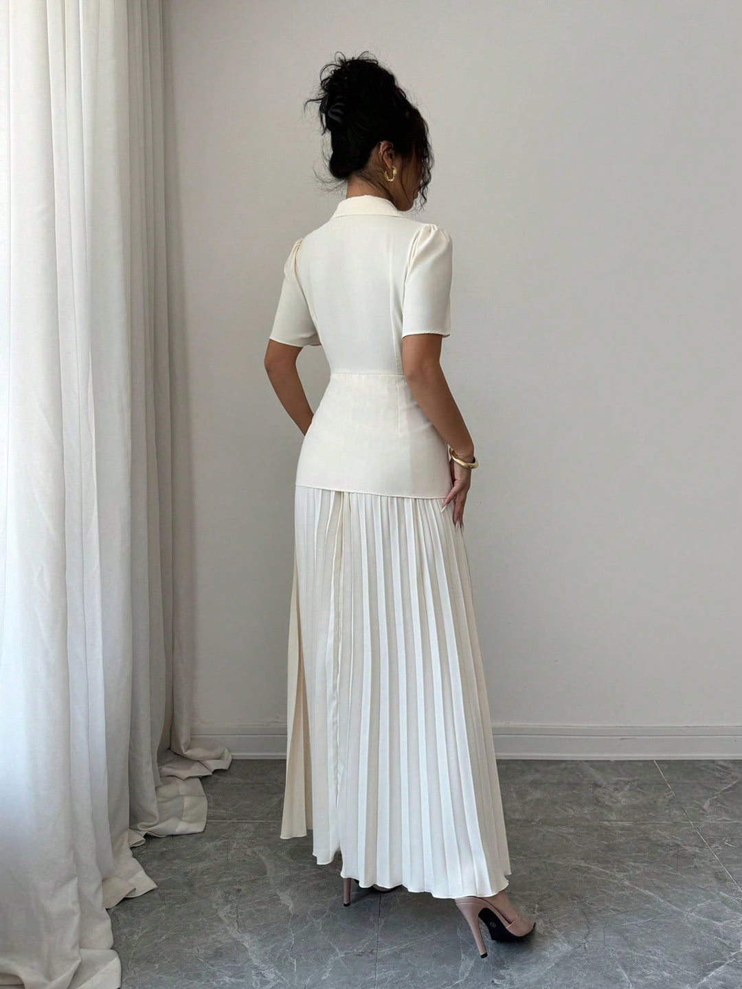 Rochie maxi SHEIN, portocaliu