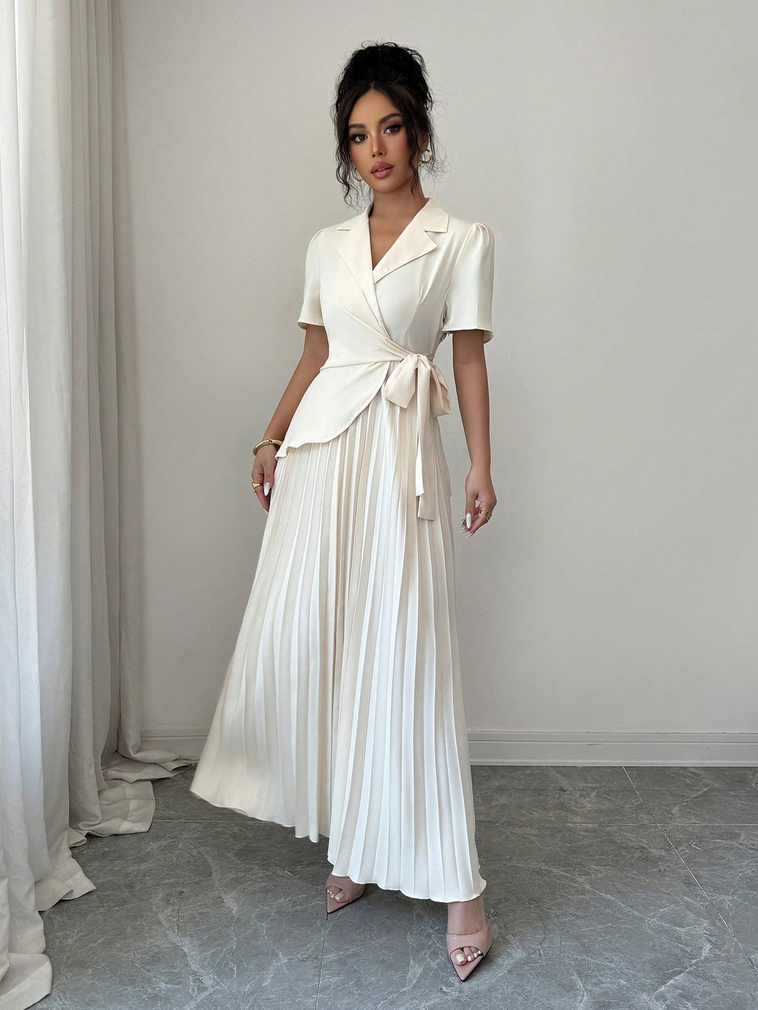 Rochie maxi SHEIN, portocaliu