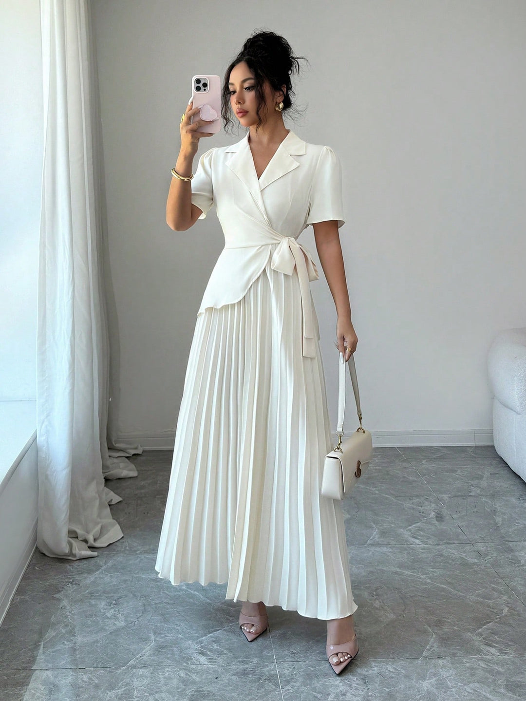 Rochie maxi SHEIN, portocaliu