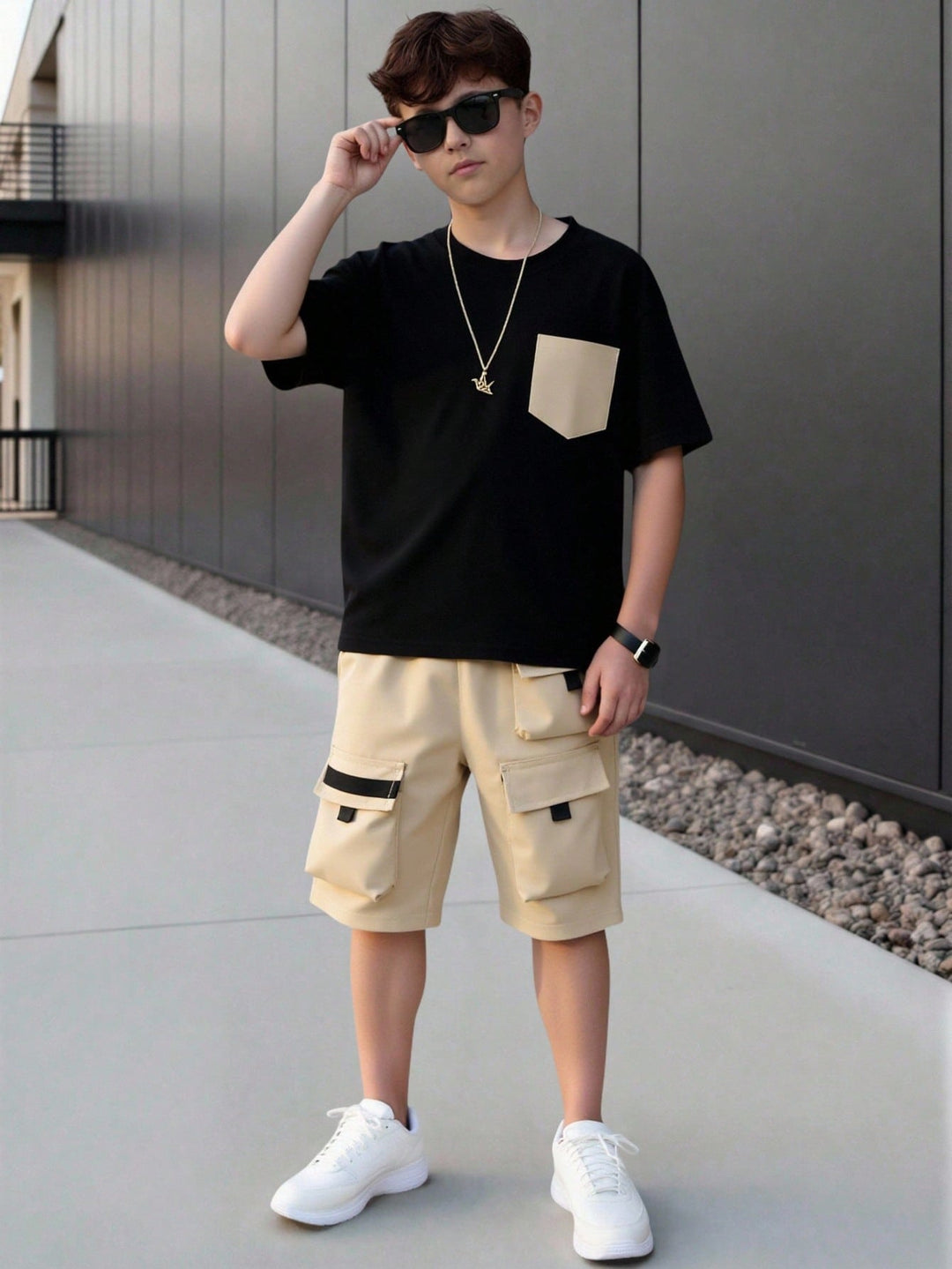 Compleu SHEIN, kaki