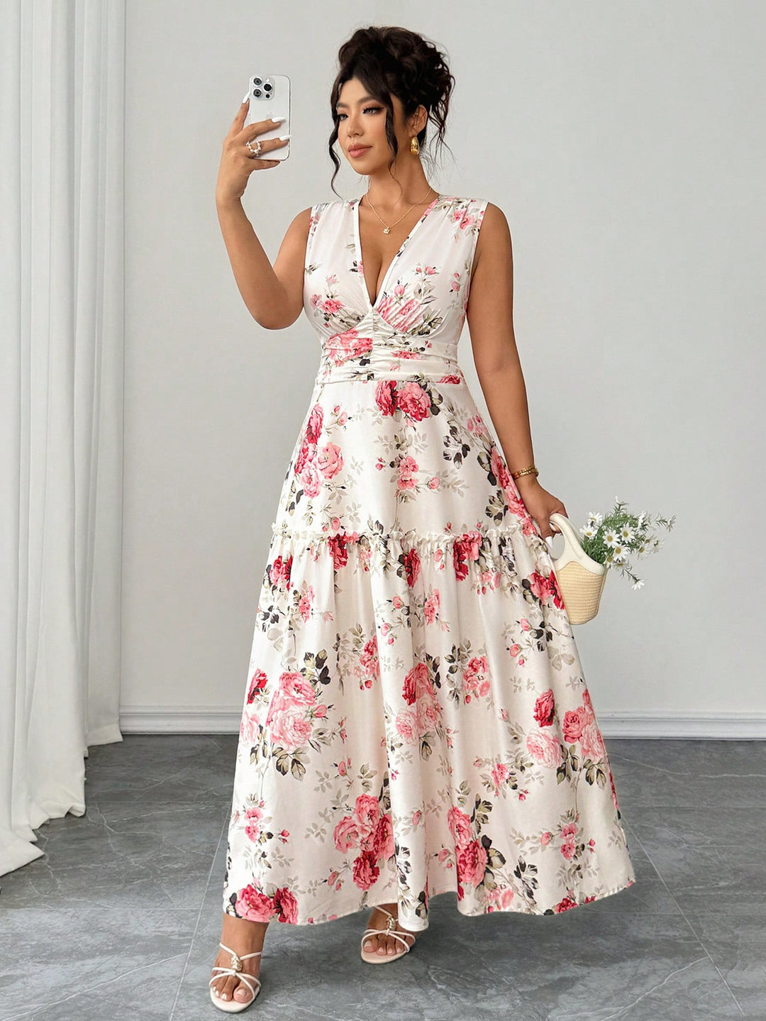 Rochie SHEIN, portocaliu