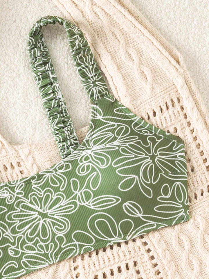 Set bikini SHEIN, verde