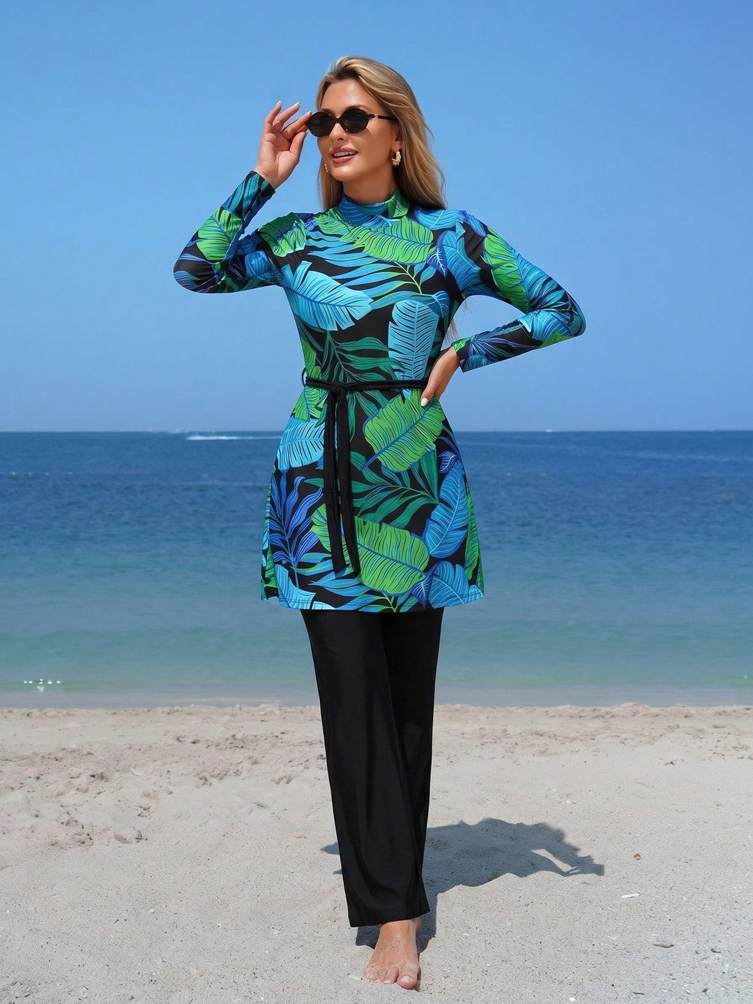 Costum de baie SHEIN, mix culori
