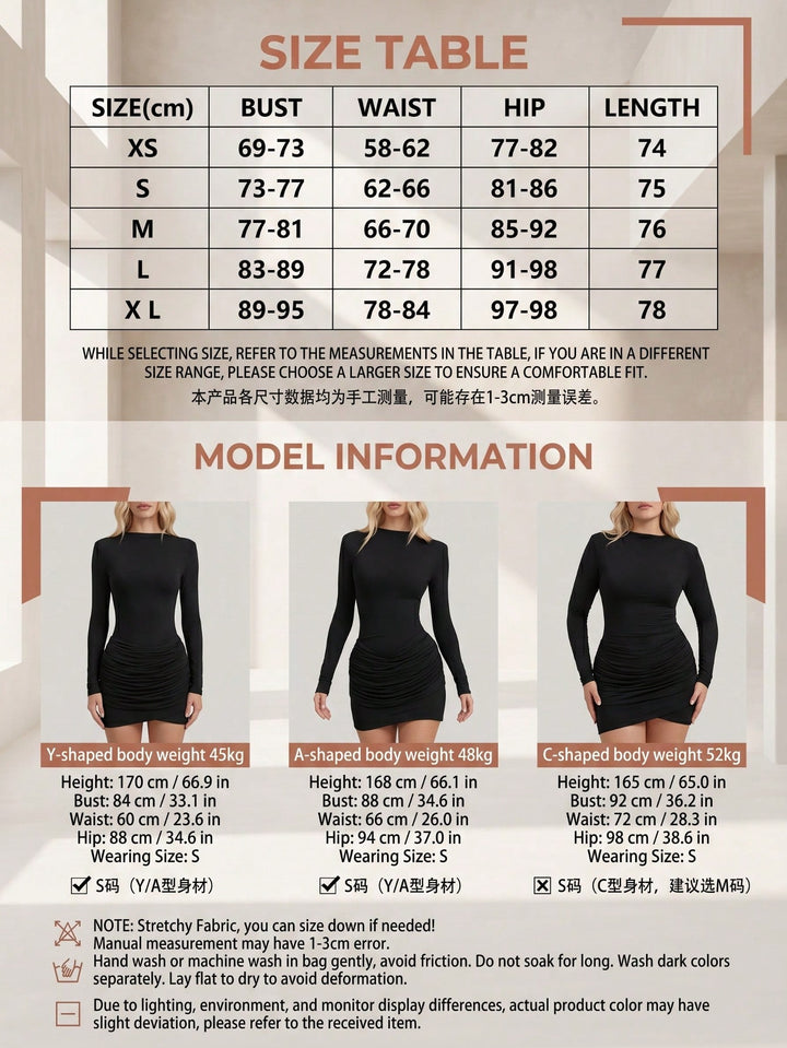 Rochie mini SHEIN, negru