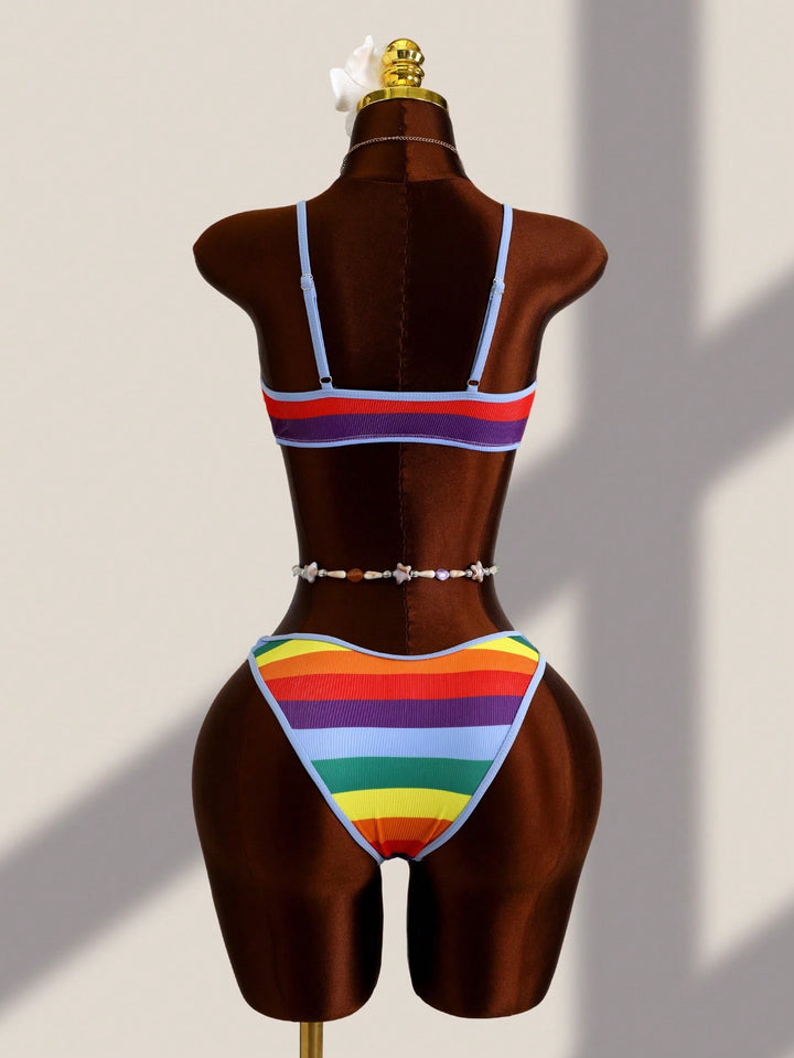 Set bikini SHEIN, mix culori