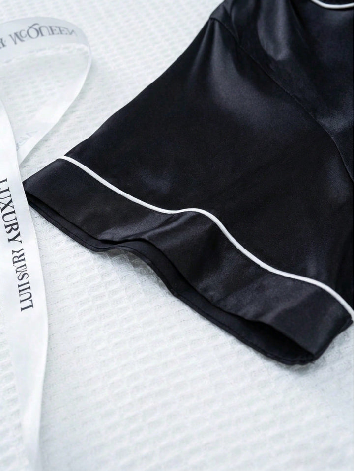 Set pijamale SHEIN, negru