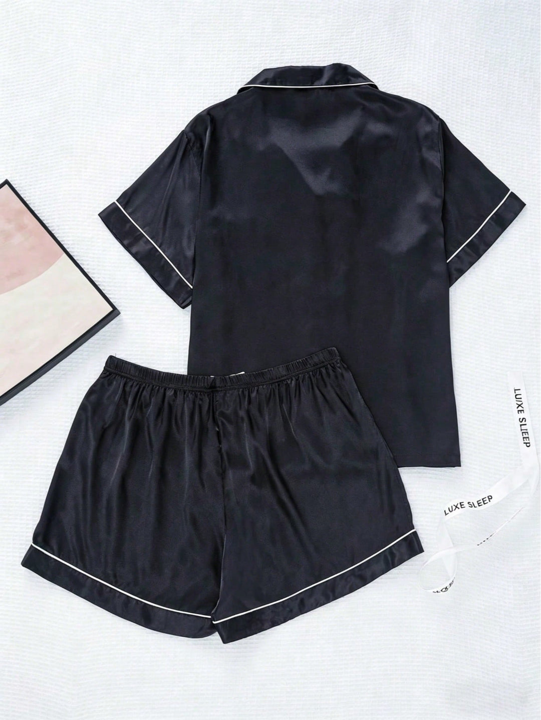 Set pijamale SHEIN, negru