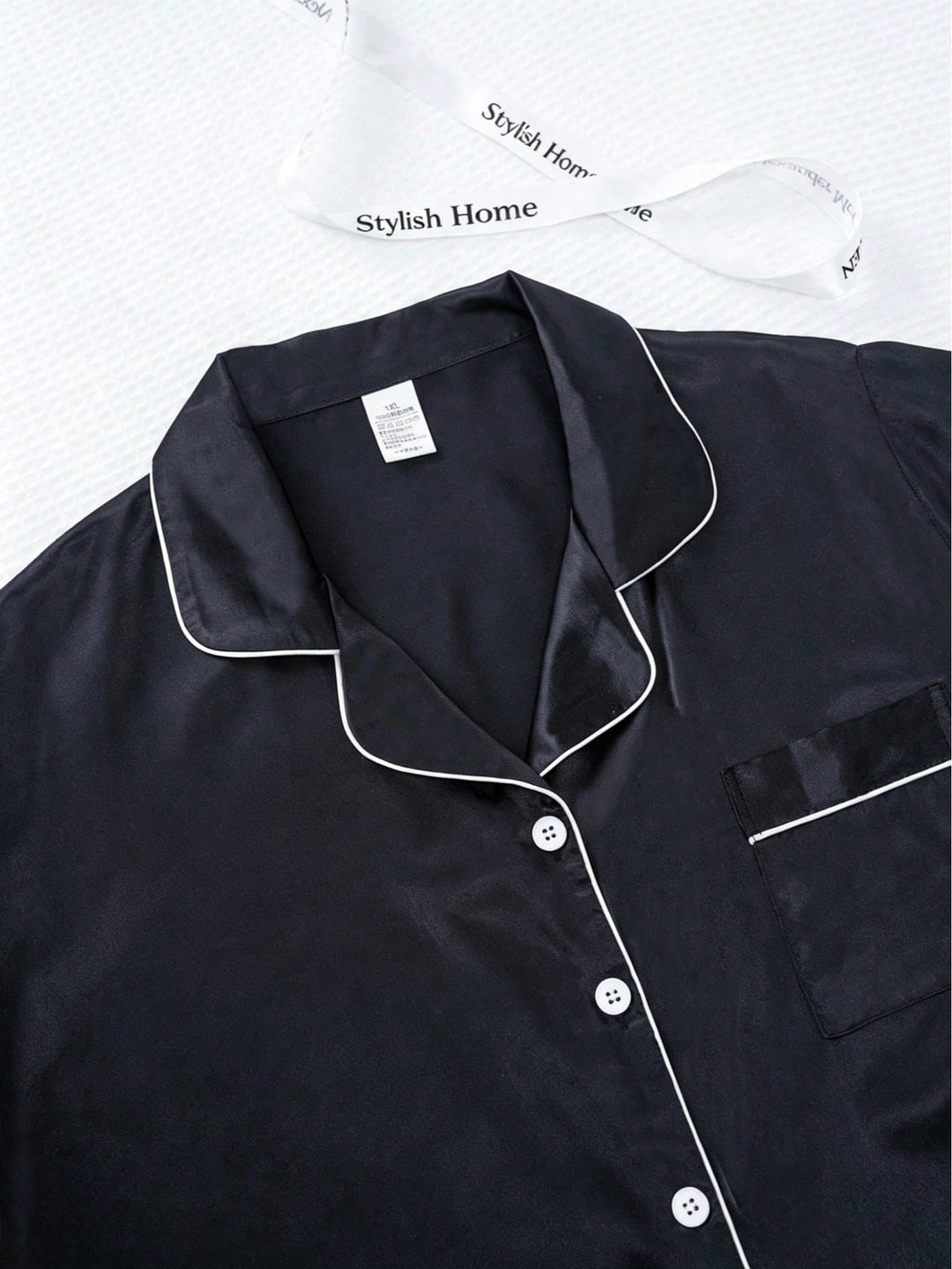 Set pijamale SHEIN, negru