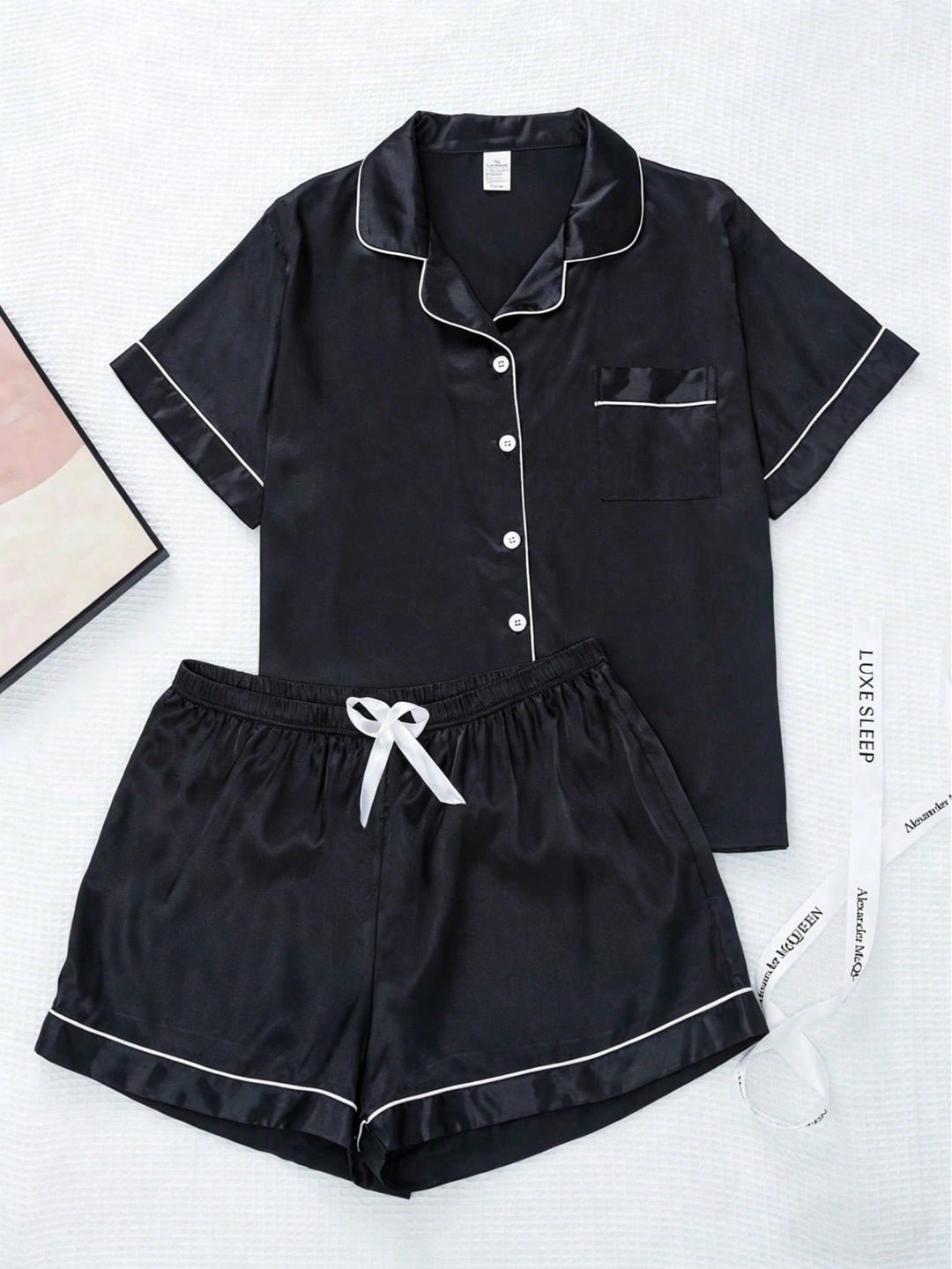 Set pijamale SHEIN, negru