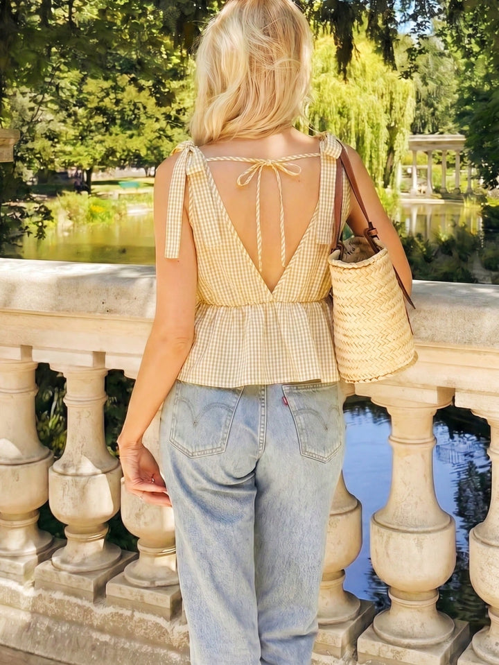 Top cropped SHEIN, portocaliu