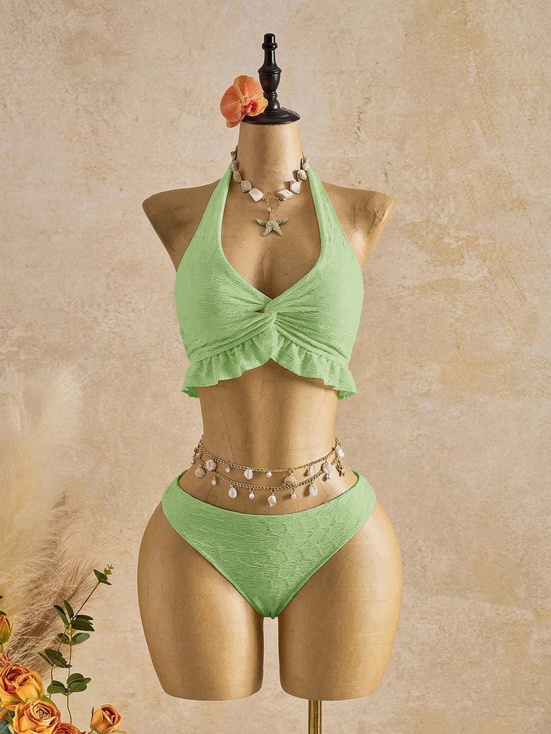 Set bikini SHEIN, verde