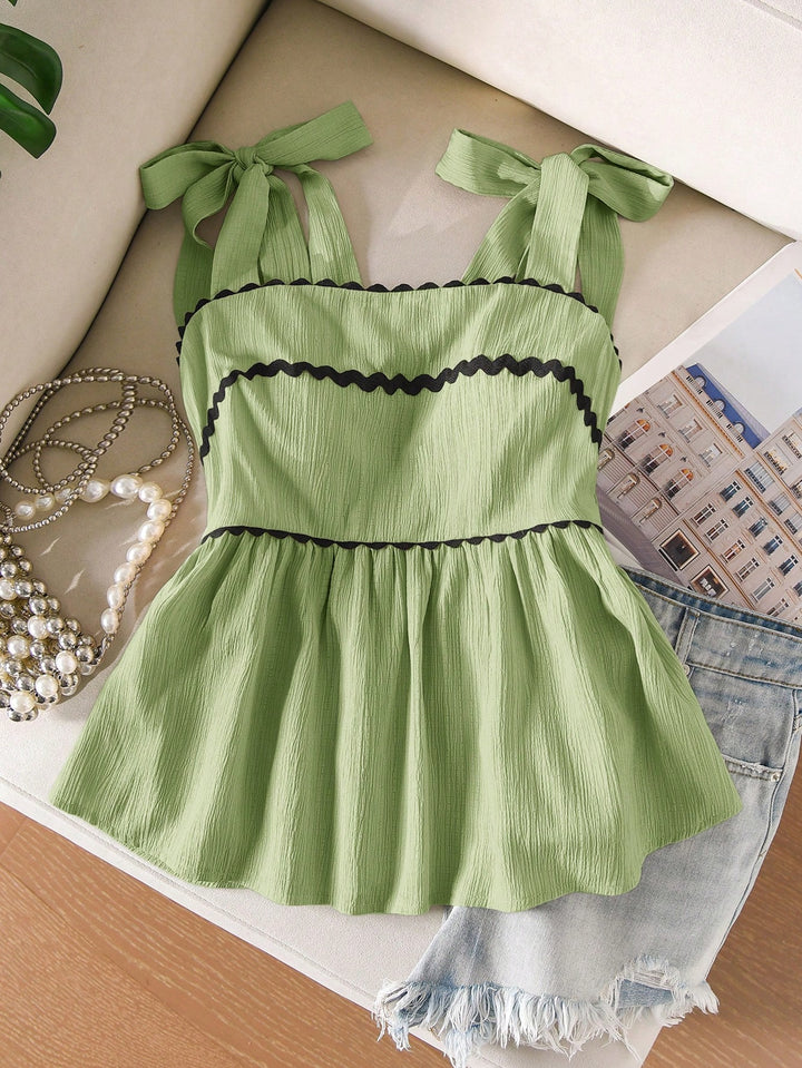 Top SHEIN, verde