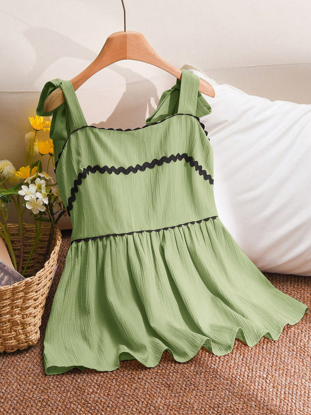 Top SHEIN, verde