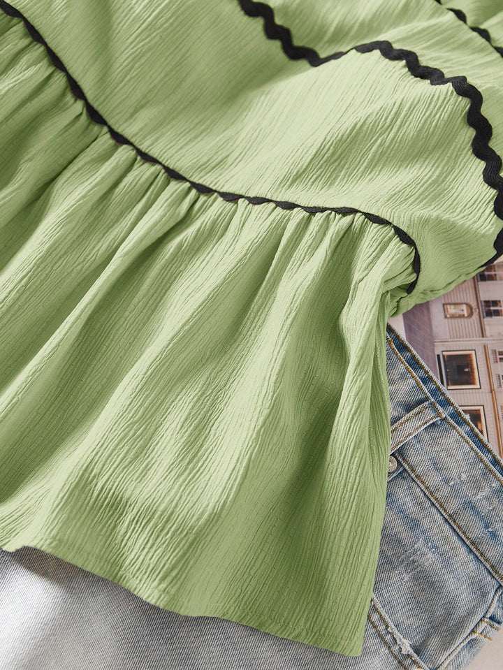 Top SHEIN, verde