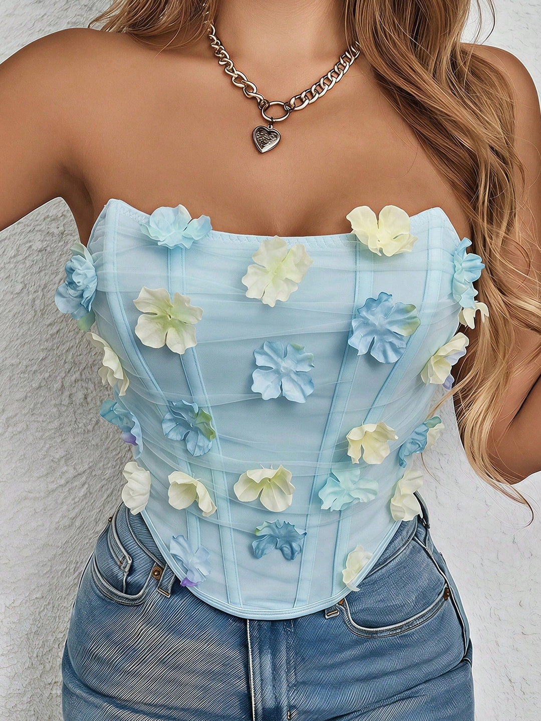 Top SHEIN, albastru