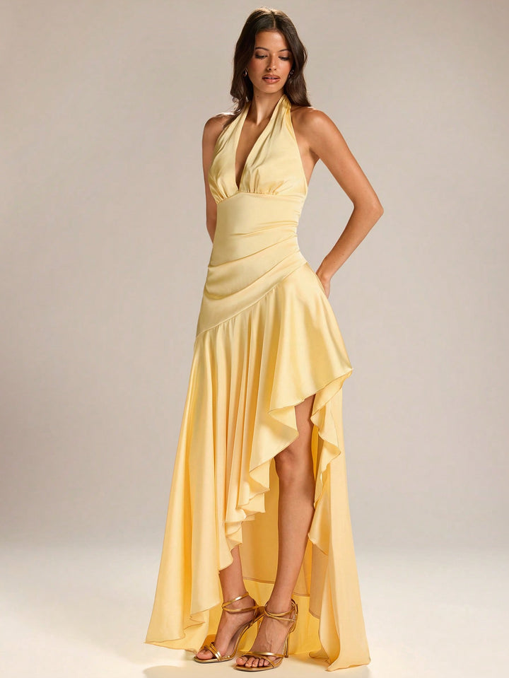 Rochie maxi SHEIN, galben