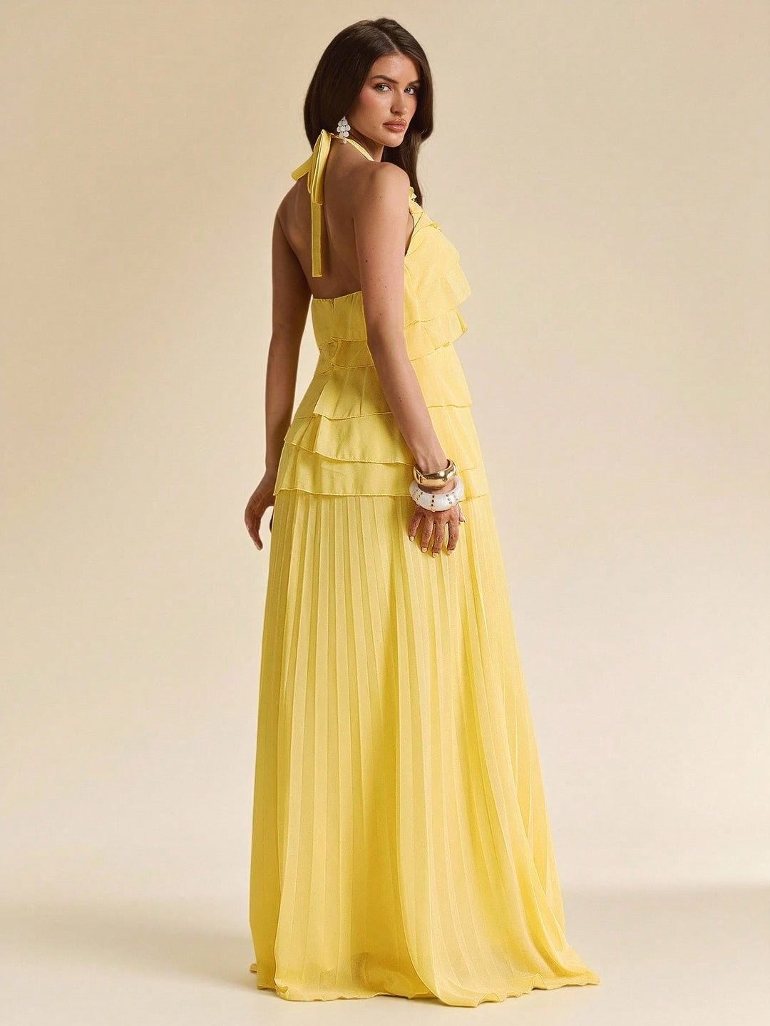 Rochie maxi SHEIN, galben
