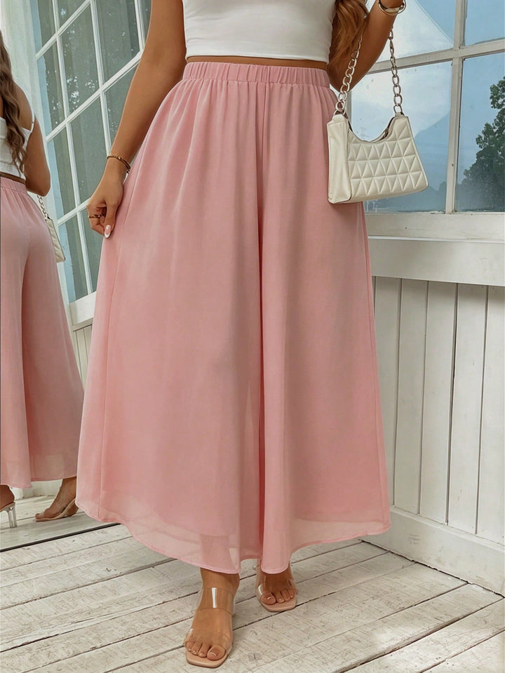 Pantaloni SHEIN, roz