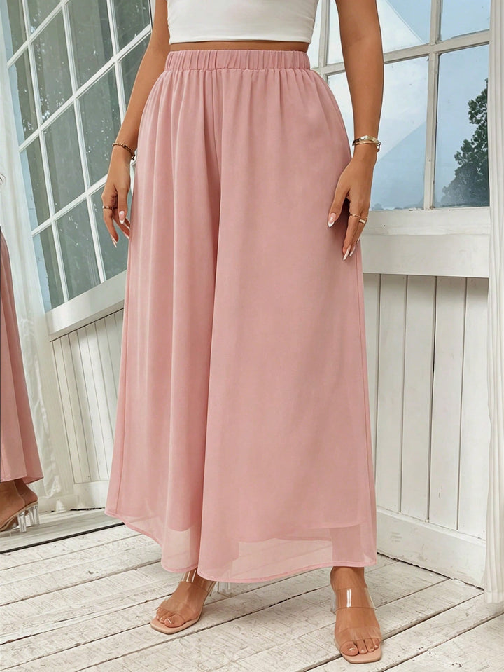 Pantaloni SHEIN, roz