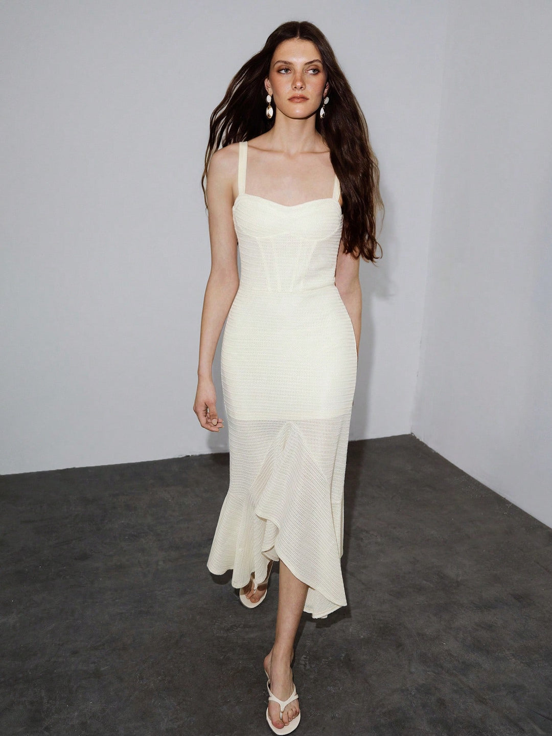 Rochie maxi SHEIN, portocaliu