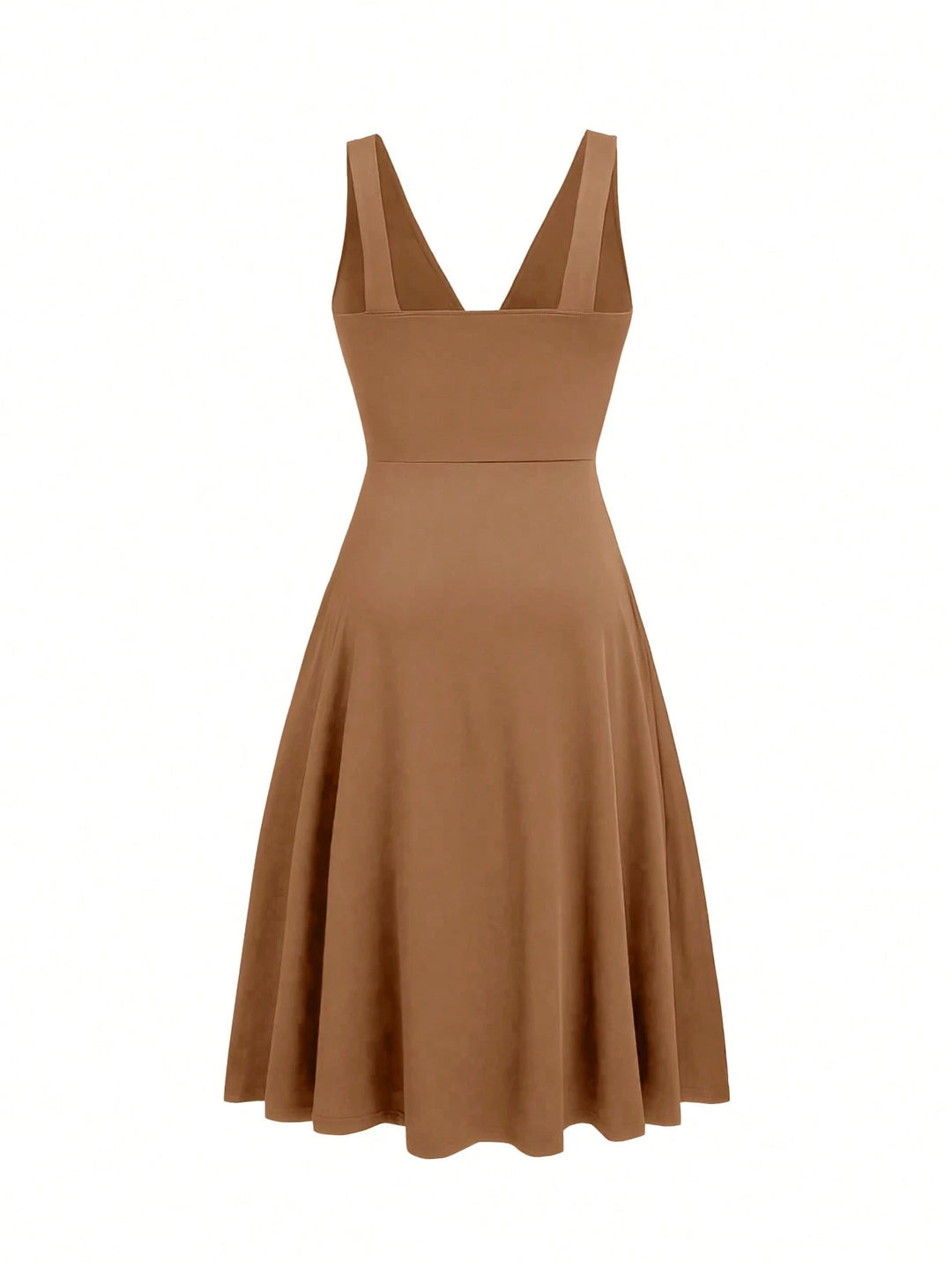 Rochie midi SHEIN, maro