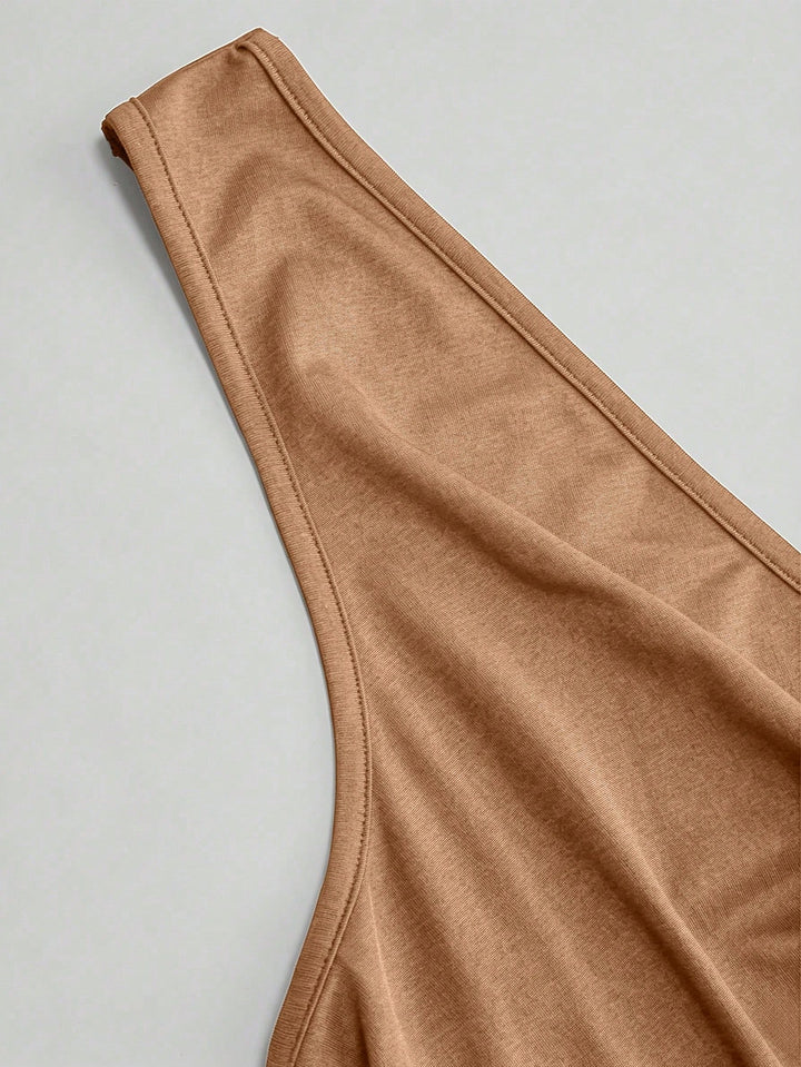 Rochie midi SHEIN, maro