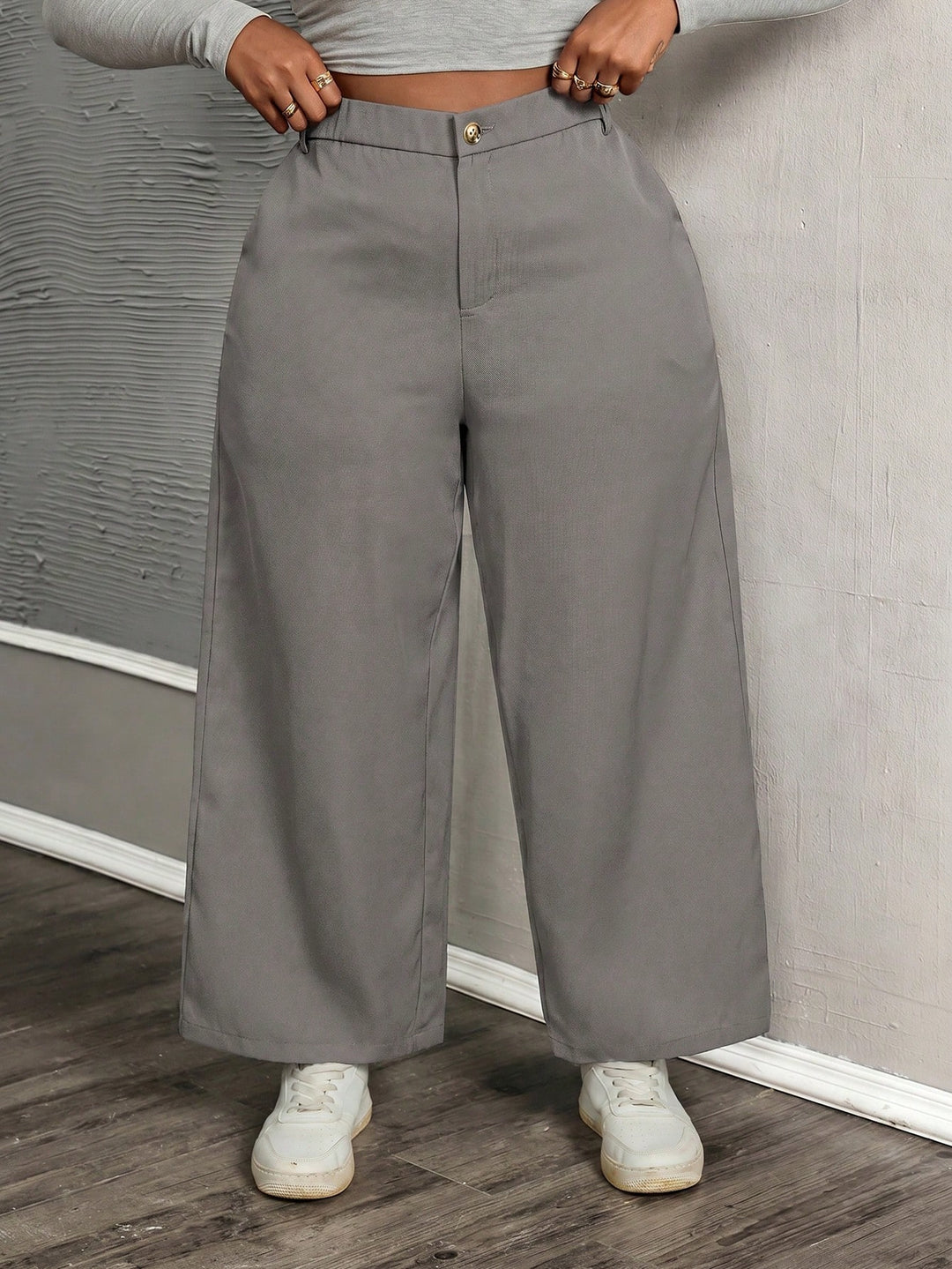 Pantaloni SHEIN, gri