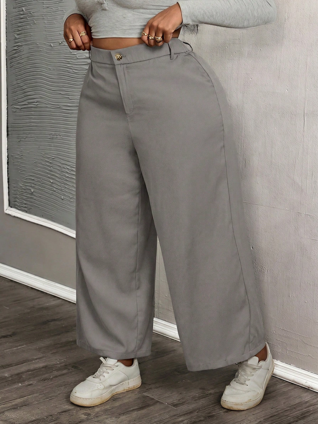 Pantaloni SHEIN, gri
