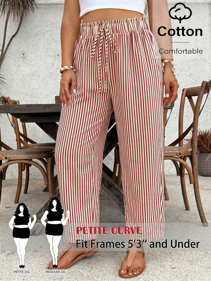 Pantaloni SHEIN, vișiniu