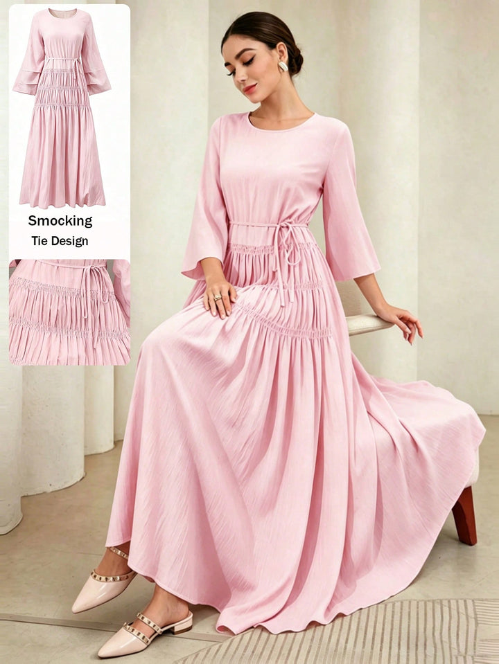 Rochie maxi SHEIN, roz