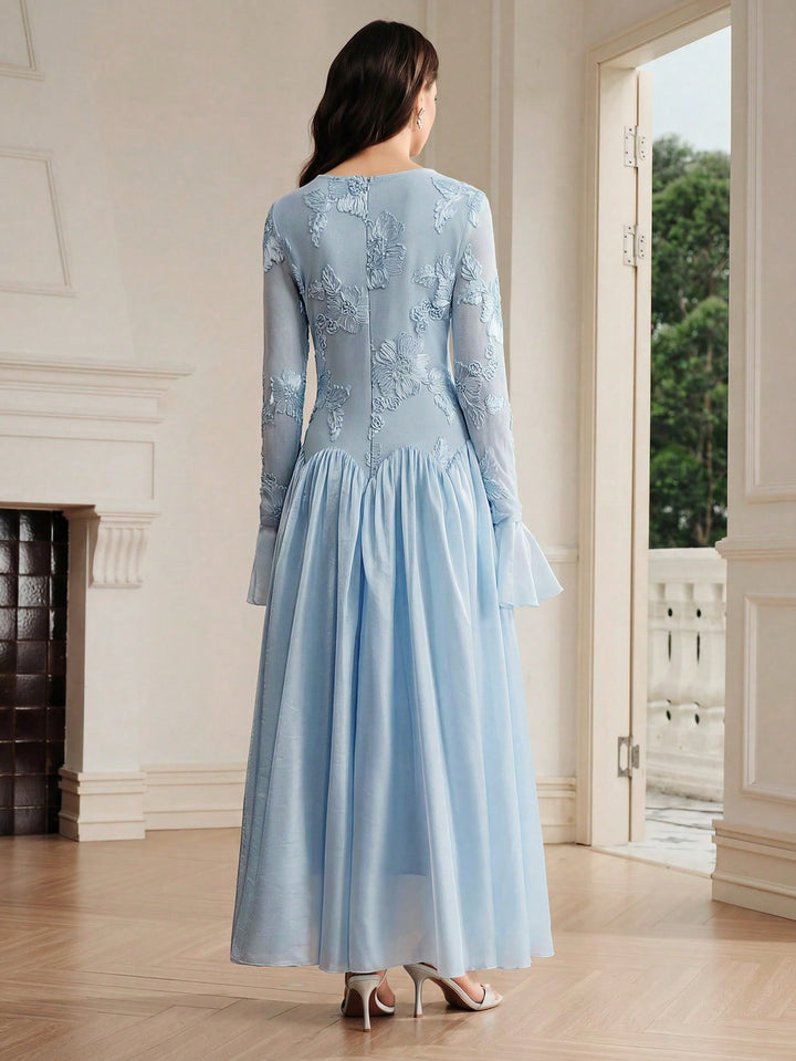 Rochie maxi SHEIN, albastru