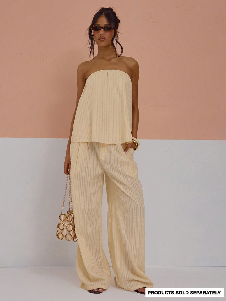 Pantaloni SHEIN, galben