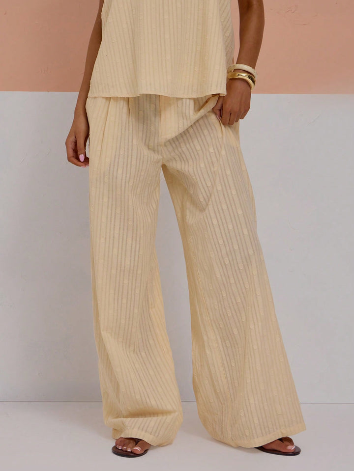 Pantaloni SHEIN, galben