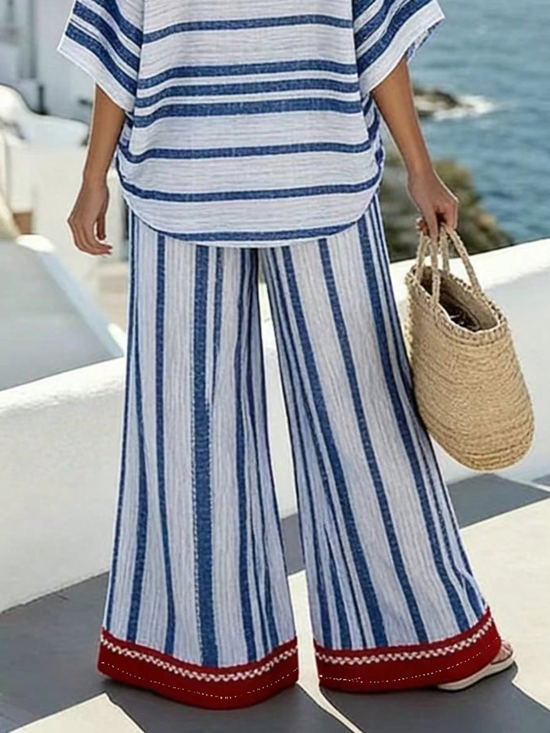 Pantaloni SHEIN, albastru
