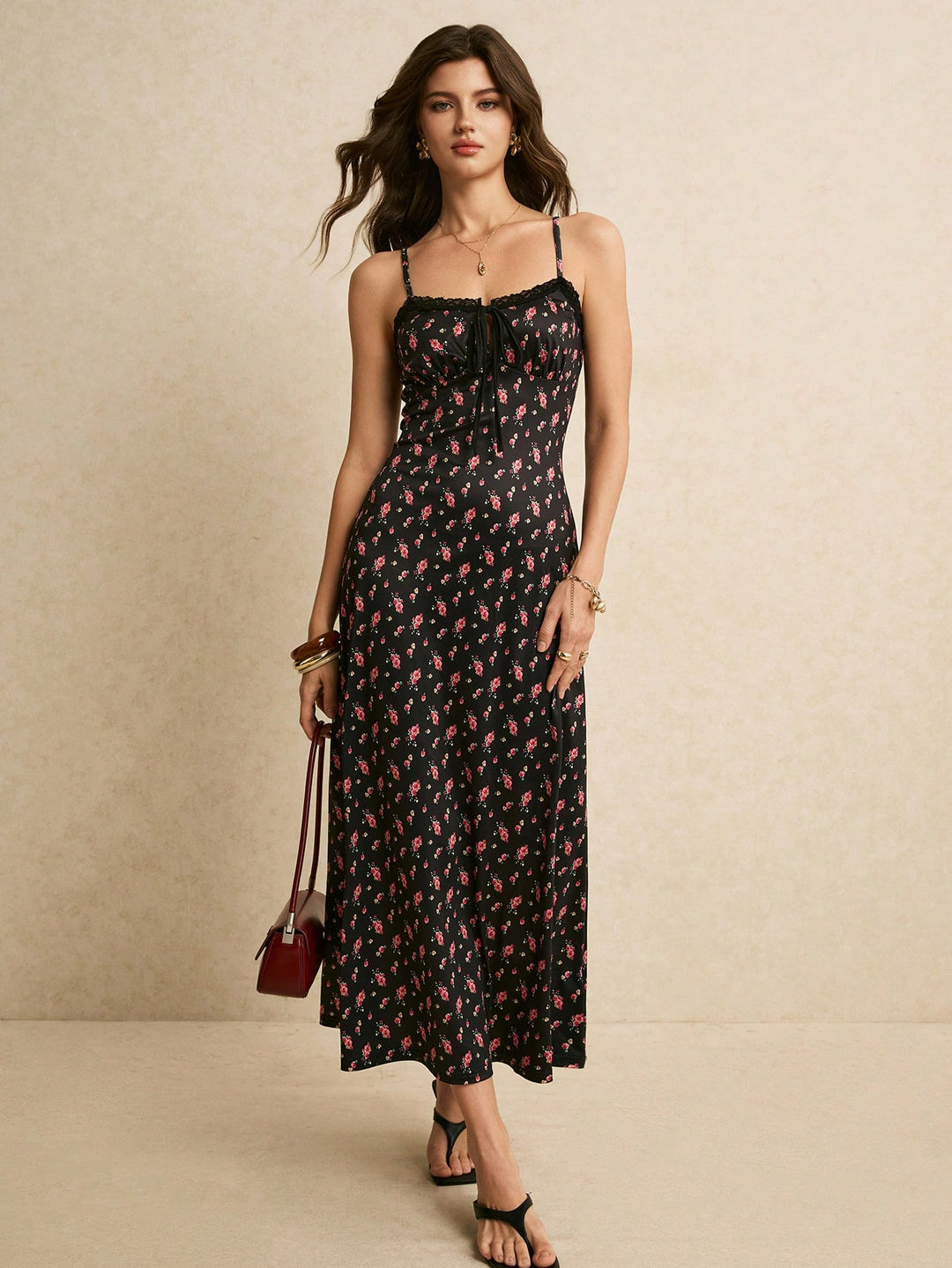 Rochie maxi SHEIN, negru