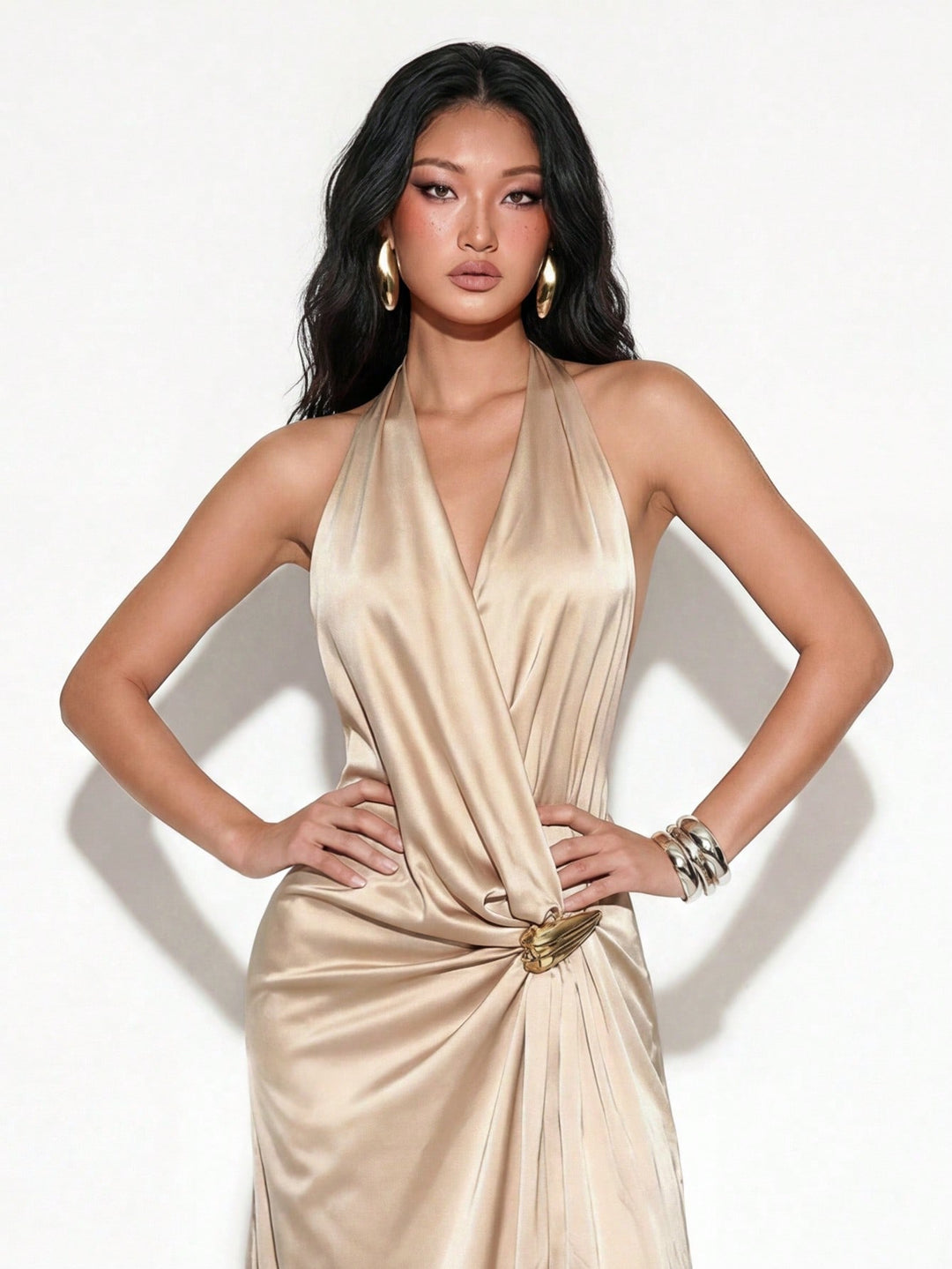 Rochie maxi SHEIN, albastru
