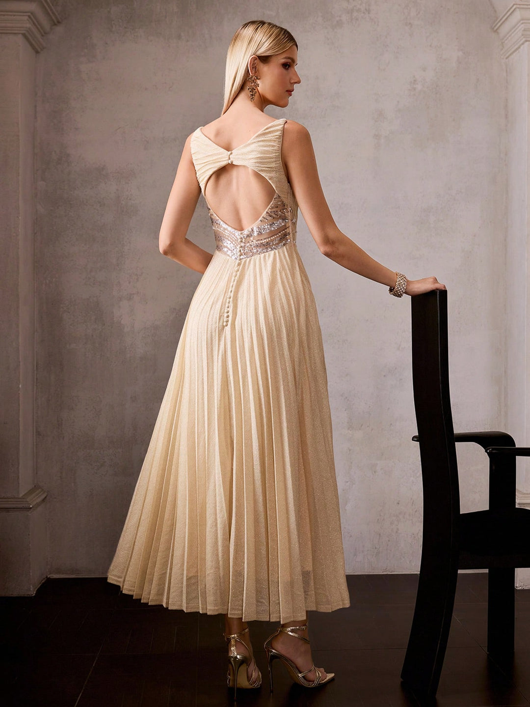 Rochie SHEIN, auriu