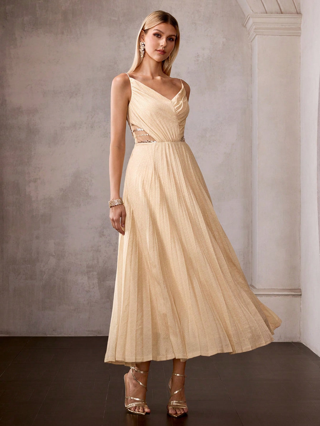 Rochie SHEIN, auriu