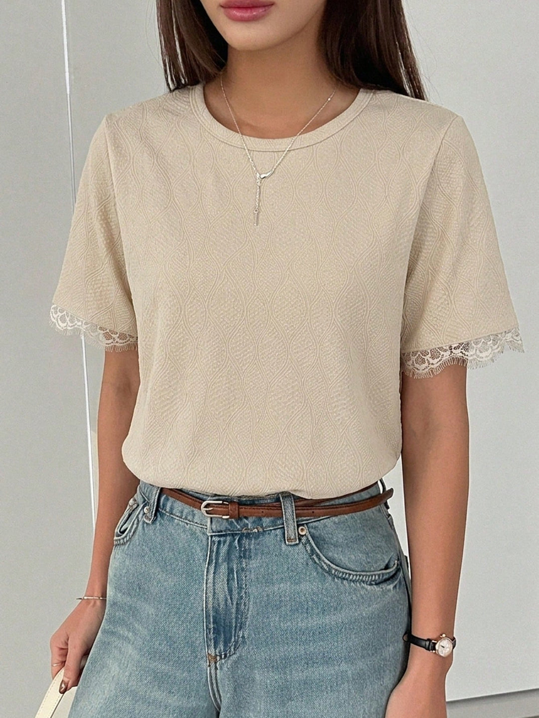 Tricou SHEIN, kaki