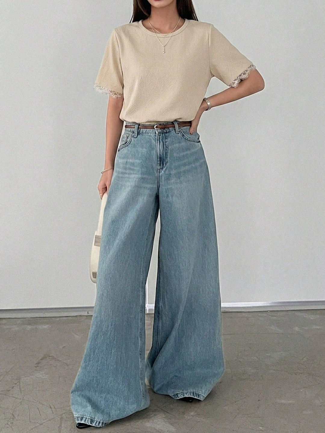 Tricou SHEIN, kaki
