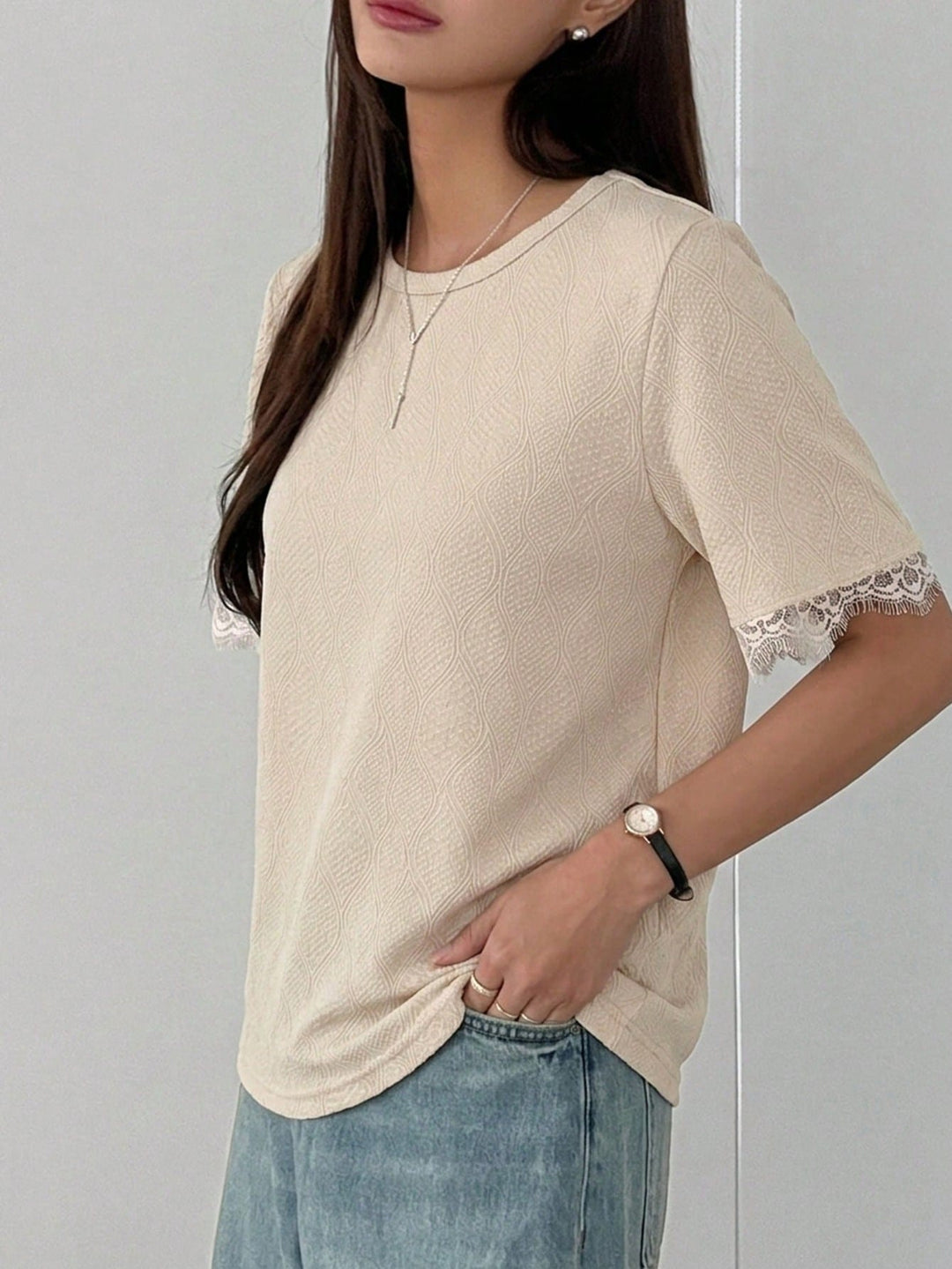 Tricou SHEIN, kaki
