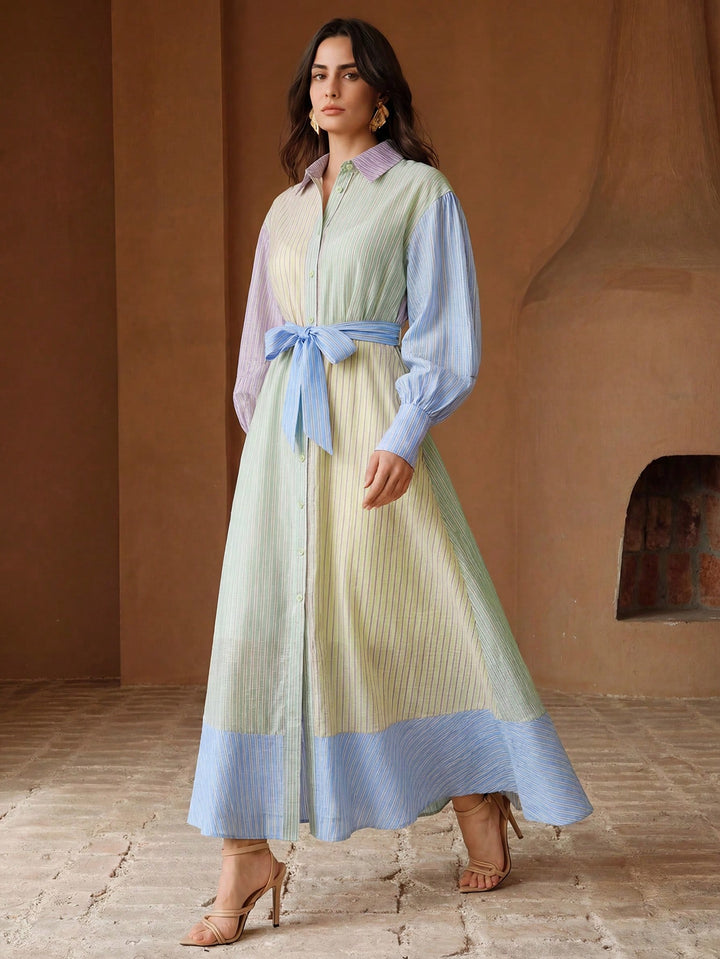 Rochie maxi SHEIN, mix culori